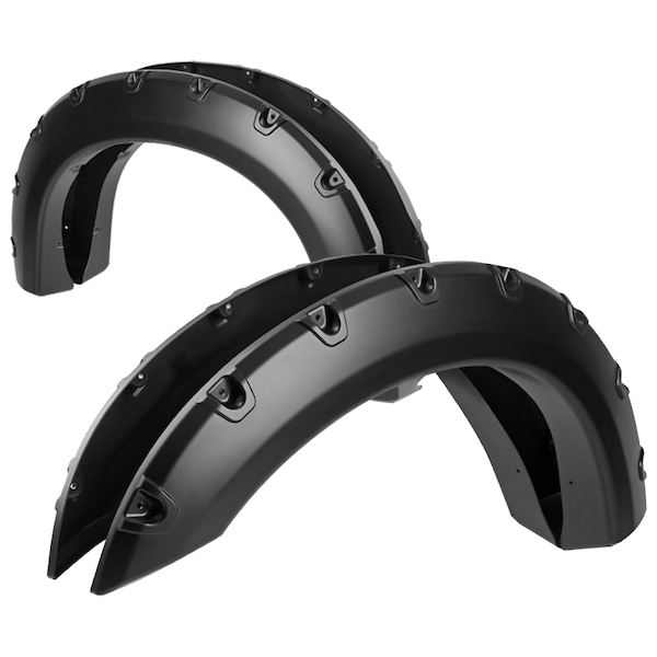 Spec-D Tuning Ford F250 Fender Flares Matte- Pocket Style 99-07 FDF-F25099V2-PK-MP - main